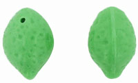 Fruit Beads - 3D : Lime - Opaque Green