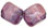 Diagonal Cubes 8mm : Luster - Transparent Amethyst
