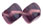 Diagonal Cubes 8mm : Amethyst