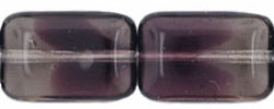 Flat Rectangles 12 x 8mm : Black Diamond/Amethyst