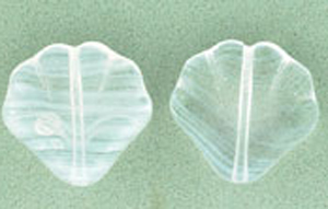 Flat Shells 14/14mm : Crystal/White