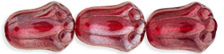 Tulips 12 x 8mm : Siam Ruby - Vega