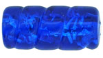 Cylinder with Silver Foil 18/8mm: Cobalt