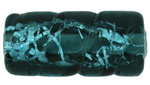 Cylinder with Silver Foil 18/8mm: Montana Blue