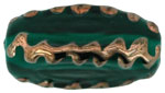 Oval-Triangle 18/8mm: Green Emerald