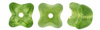 Flower Caps 5 x 5mm : Olivine
