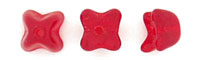 Flower Caps 5 x 5mm : Siam Ruby