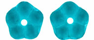 Flower Spacer 5mm : Teal