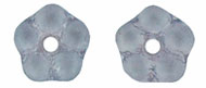 Flower Spacer 5mm : Matte - Black Diamond
