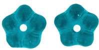 Large Flower Spacer 7mm : Teal