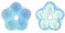 Large Flower Spacer 7mm : Matte - Alexandrite AB