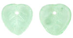 Heart Leaves 10 x 10mm : Peridot