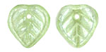 Heart Leaves 10 x 10mm : Luster - Peridot