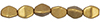 Pinch Beads 5 x 3mm : ColorTrends: Saturated Metallic Ceylon Yellow