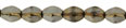 Pinch Beads 5 x 3mm : Iris - Brown