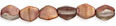 Pinch Beads 5 x 3mm : Matte - Apollo - Gold