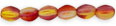 Pinch Beads 5/3mm : Dual Coated - Fuchsia/Lemon