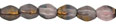 Pinch Beads 5/3mm : Lt Amethyst Luster - Lt Copper Amethyst
