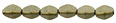 Pinch Beads 5 x 3mm : Metallic Suede - Gold