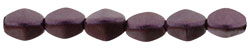 Pinch Beads 5 x 3mm : Metallic Suede - Dk Plum