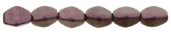 Pinch Beads 5 x 3mm : Metallic Suede - Pink