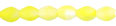 Pinch Beads 5/3mm : Lemon/White