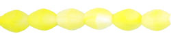 Pinch Beads 5 x 3mm : Lemon/White