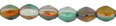 Pinch Beads 5/3mm : Luster - Pink/Crystal
