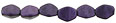 Pinch Beads 5 x 3mm : Chrome - Purple