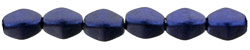 Pinch Beads 5 x 3mm : Chrome - Blue