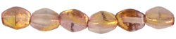 Pinch Beads 5 x 3mm : Gold - Rosaline