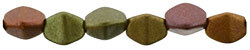 Pinch Beads 5 x 3mm : Matte - Metallic Bronze Iris