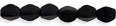 Pinch Beads 5/3mm : Matte - Jet