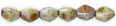 Pinch Beads 5 x 3mm : Luster - Opaque Green
