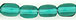 Rice Beads 6 x 4mm : Emerald