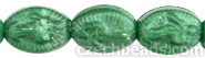 Madonna and Child 9/7mm : Opaque Green w/Black