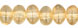 Nugget Spacers 6 x 4mm : Luster - Transparent Champagne