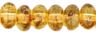 Nugget Spacers 6 x 4mm : Crystal - Picasso