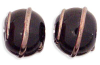 Bronze Wire Round 8mm: Jet