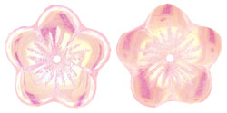 Large Flat Flowers 16 x 4mm : Rosaline AB