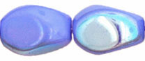 Pinched Diamond 10 x 8mm : Soft Blue AB