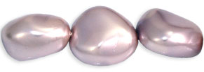 Pearl Coat - Nugget 11 x 9mm: Pearl - Lilac