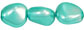 Pearl Coat - Nugget 11 x 9mm: Pearl - Aqua