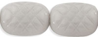 Pineapple Textured Ovals 14 x 10mm : Lt Gray