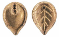 Flat Leaves 18 x 13mm : Bronze