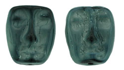 Dramatic Face Masks 13 x 11mm : Jet/Gray