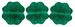 Daisy Discs 9mm : Emerald