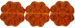 Daisy Discs 12mm : Dk Topaz