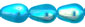 Tear Drops - Vertical Hole 9 x 6mm : Aquamarine AB