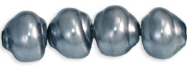 Pearl Coat - Snail Shells 7 x 6mm: Pearl - Storm